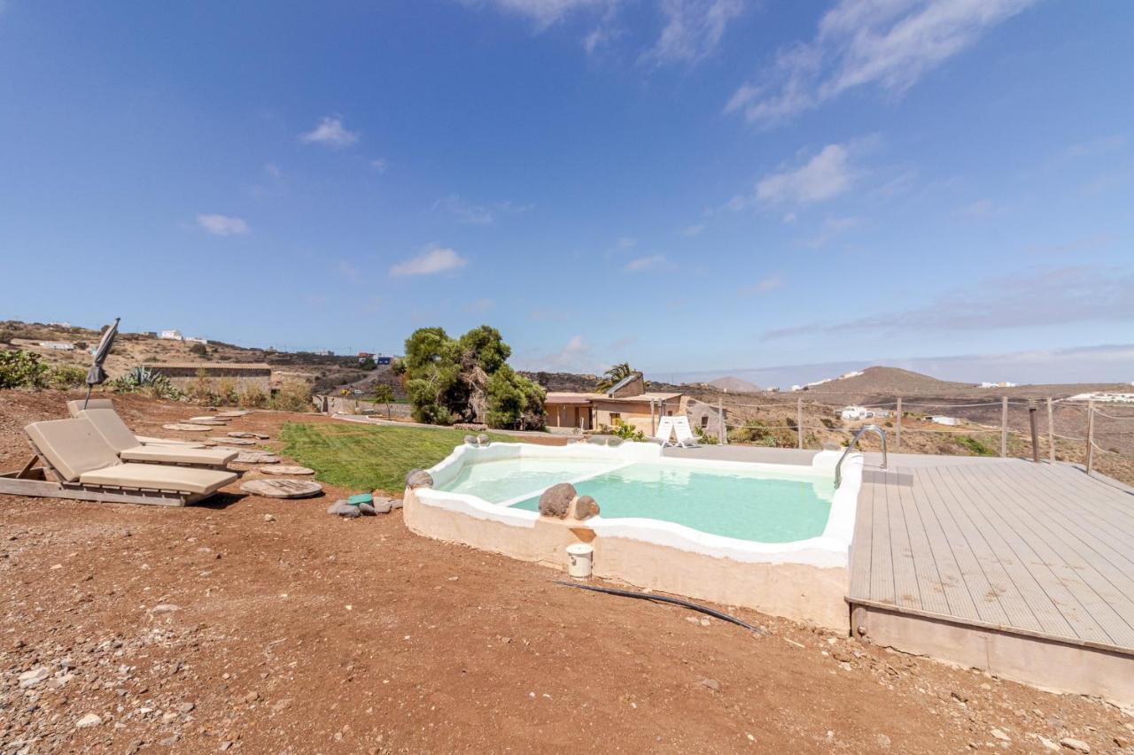 Flatguest Charming House + Pool + Terrace + Views Villa Santa Maria de Guia de Gran Canaria Kültér fotó