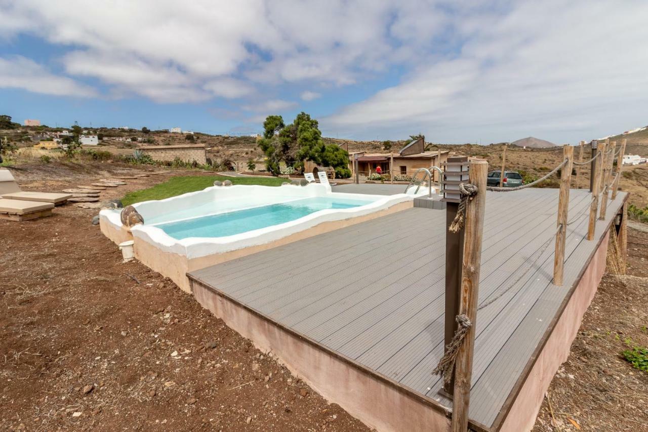 Flatguest Charming House + Pool + Terrace + Views Villa Santa Maria de Guia de Gran Canaria Kültér fotó