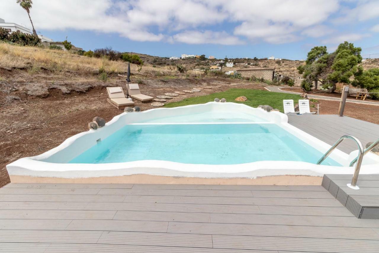 Flatguest Charming House + Pool + Terrace + Views Villa Santa Maria de Guia de Gran Canaria Kültér fotó